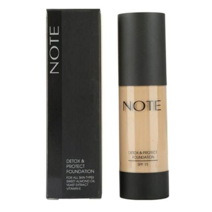 کرم پودر پمپی نوت مدل Detox And Protect با SPF15