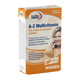 A Z مولتی ویتامین بالای 50 سال بانوان
