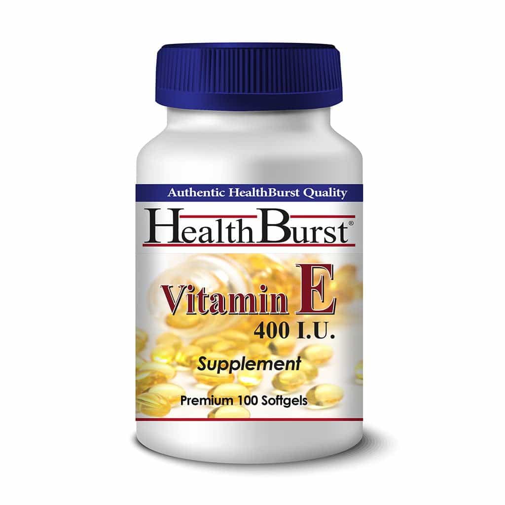 Health-Burst-Vitamin-E-Softgels-100-Caps ویتامین ای 400 هلث برست (100 عددی) - تصویر 1