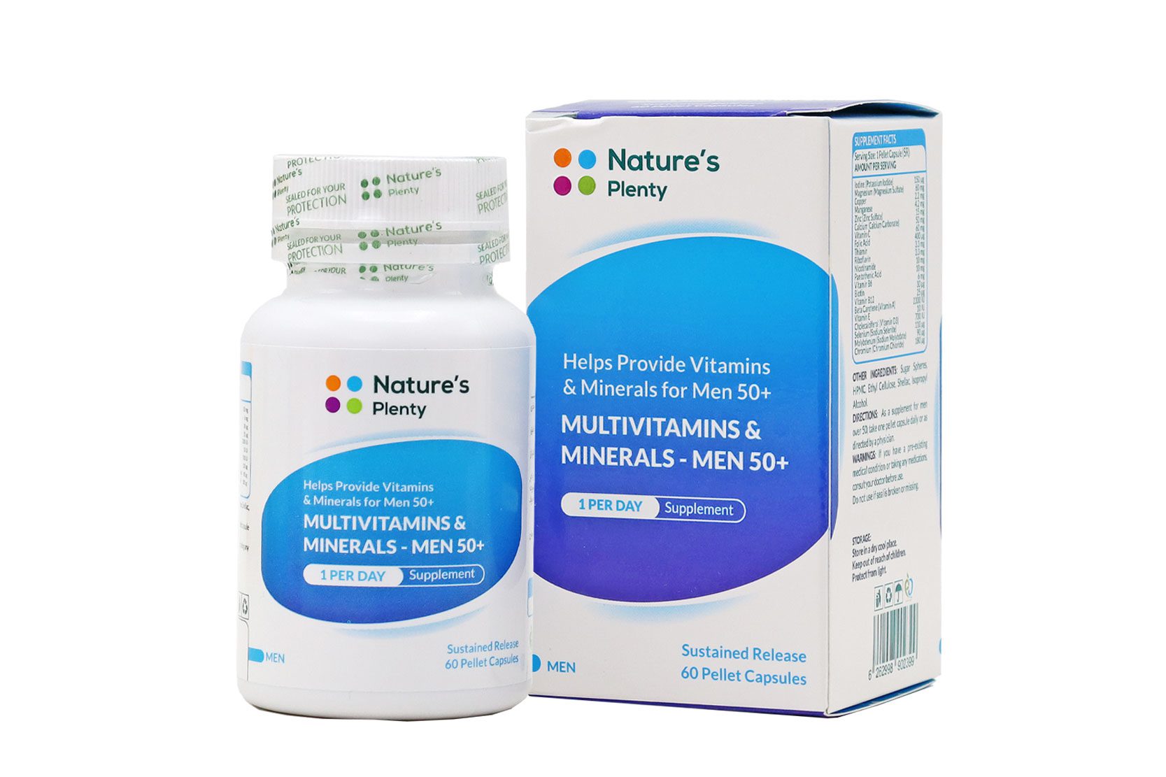 مولتی-ویتامین-مینرال-آقایان-بالای-50-سال-نیچرز-پلنتی مولتی ویتامین و مینرال آقایان بالای 50 سال - تصویر 1
