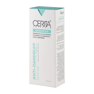 شامپو ضد شوره پروبیوتیک مناسب موهای چرب 200میل سریتا