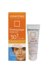 فلوئید ضد آفتاب بی رنگ پوست چرب درماتیپیک