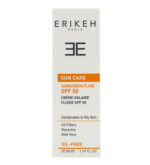 فلوئید ضد آفتاب بی رنگ اریکه با SPF50 مناسب پوست مختلط تا چرب