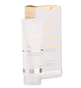 کرم روشن کننده مدل AHA 10% مناسب انواع پوست