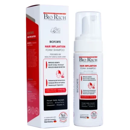 شامپو مناسب مو های تازه کاشت شده و آسیب دیده بایو ریچ