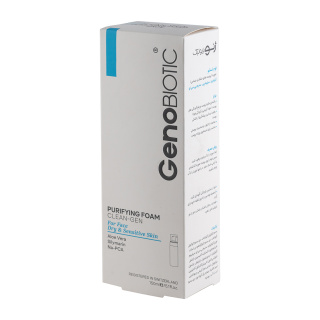 فوم شستشو صورت ژنو بایوتیک مدل Dry Skin حجم 150 میلی لیتر