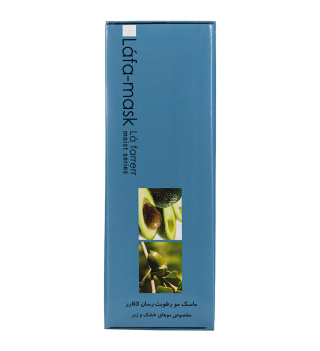 ماسک مو رطوبت رسان عمیق لافارر مناسب مو خشک و شکننده حجم 200 میلی لیتر