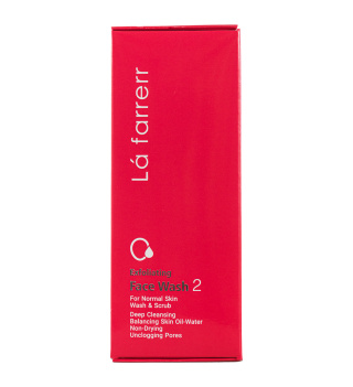 ژل شستشوی لایه بردار صورت لافارر مناسب پوست معمولی حجم 150 میلی لیتر