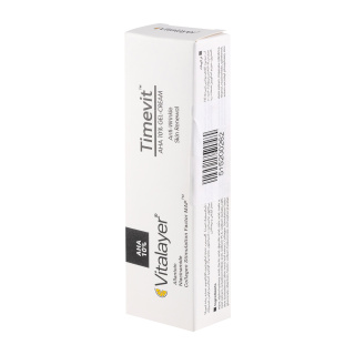 کرم AHA ده درصد ویتالیر مدل Timevit حجم 30 میلی لیتر