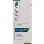 شامپو ضد شوره فولیکا آر ایکس مدل Climpirox فاقد سولفات مناسب پوست سر چرب و جوشدار حجم 200 میلی لیتر