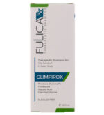 شامپو ضد شوره فولیکا آر ایکس مدل Climpirox فاقد سولفات مناسب پوست سر چرب و جوشدار حجم 200 میلی لیتر