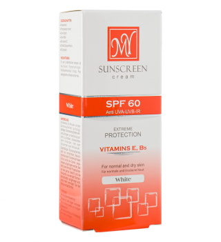 کرم ضد آفتاب مای برای پوست خشک و معمولی SPF60 بی رنگ