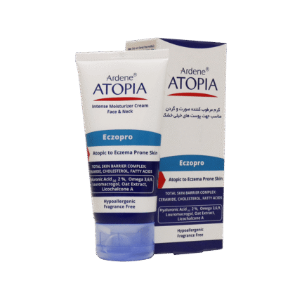کرم مرطوب کننده صورت و گردن آتوپیا آردن مناسب پوست خیلی خشک ۵۰ میلی لیتر