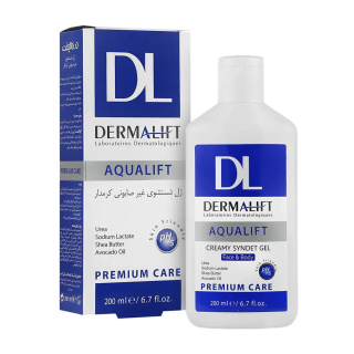 ژل شستشوی کرمدار پوست سیندت ژل آکوالیفت 200میل درمالیفت