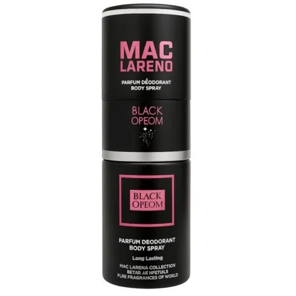 اسپری دئودورانت زنانه مک لارنو مدل بلک اوپیوم حجم 200 میلی لیتر