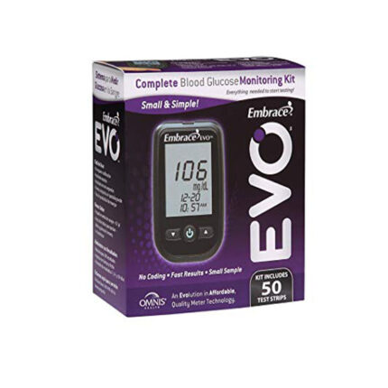 دستگاه تست قند خون Evo Embrace همراه با نوار تست قند خون