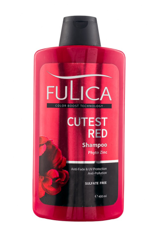 شامپو تثبیت کننده و محافظ موهای قرمز فاقد سولفات 400 میل فولیکا