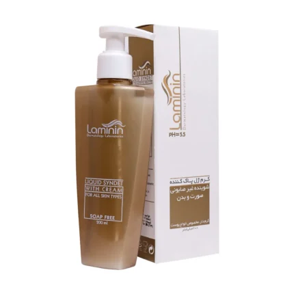 کرم ژل پاک کننده کرمدار لامینین