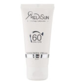 کرم ضد آفتاب بی رنگ مدیسان با SPF60 مناسب آقایان حجم 50 میلی لیتر