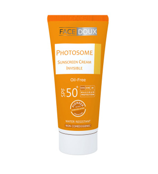 کرم ضد آفتاب بی رنگ فیس دوکس مدل Photosome با SPF50 مناسب انواع پوست