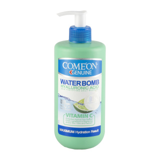 بمب آبرسان کامان حاوی هیالورونیک اسید و ویتامین سی با عصاره لیمو 500میل