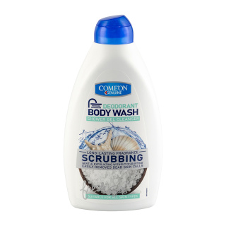 شامپو بدن ژلی کامان مدل لایه بردار مناسب انواع پوست حجم 510 میلی لیتر