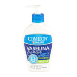 کرم وازلین کامان دارای روغن آرگان و ویتامین E مناسب پوست حساس حجم 230 میلی لیتر