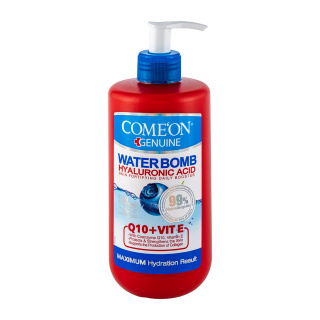 کرم صورت کامان مدل بمب آبرسان با عصاره توت و پشن بری حجم 500 میلی لیتر