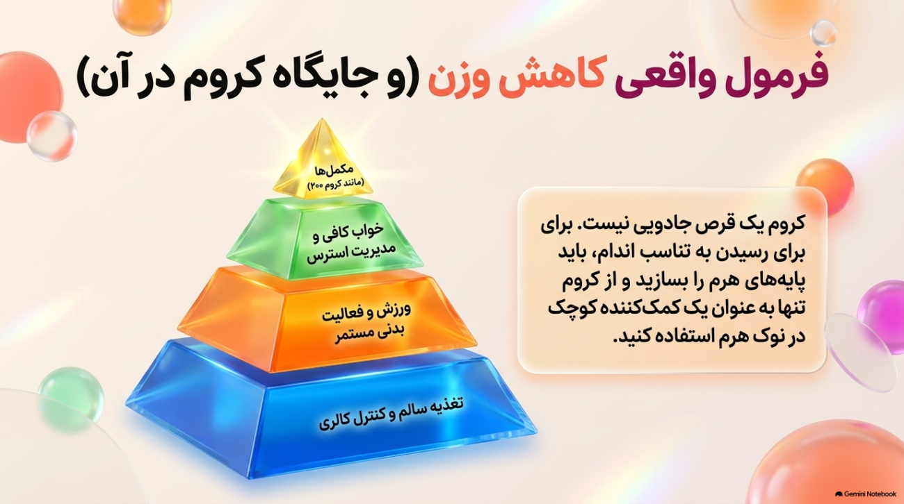 قرص کروم ۲۰۰ برای لاغری