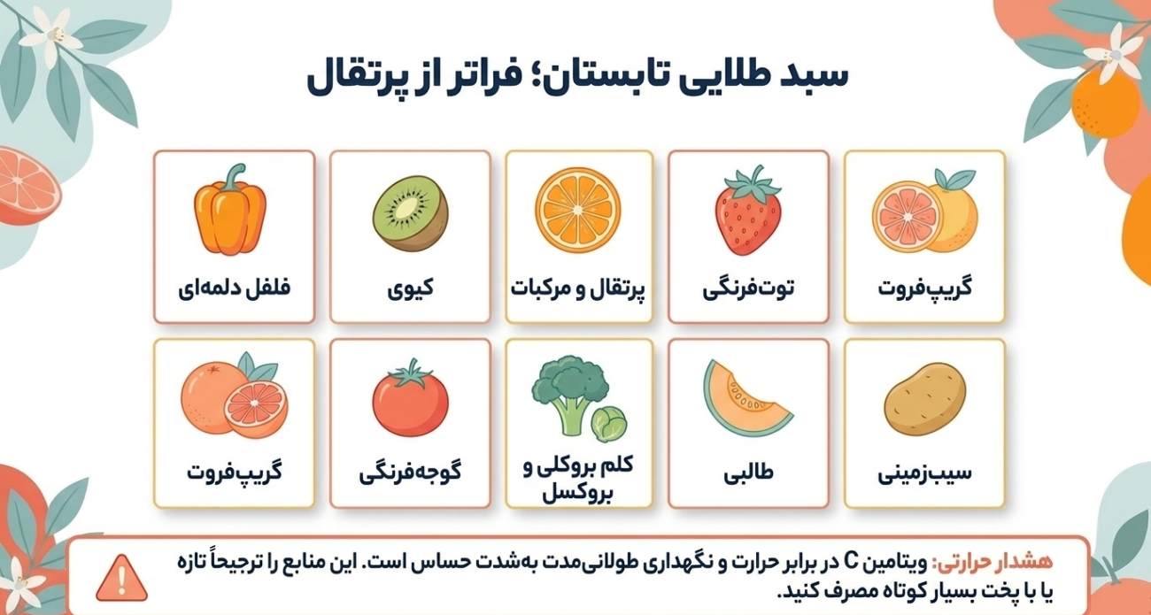ویتامین C در تابستان